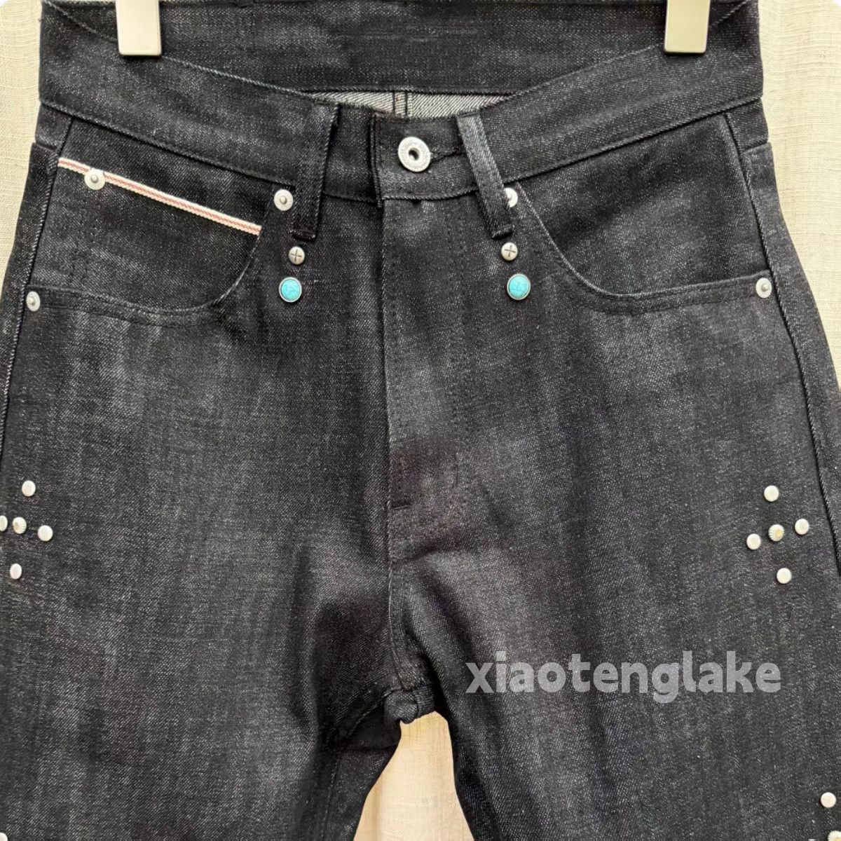 Jean otl junyawatanabe Prada style punk flared rivet jeans Size US 34 / EU 50 - 4 Thumbnail