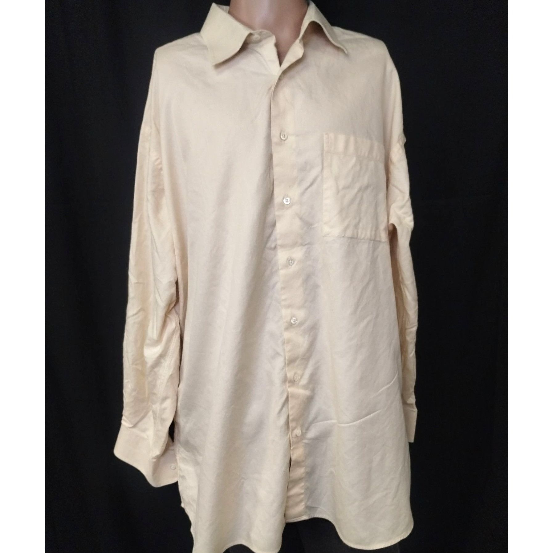 Ike Behar IKE Behar Men's Yellow Shirt/Button Up Size 18.5/35 SKU 3686 Size US XXL / EU 58 / 5 - 1 Thumbnail