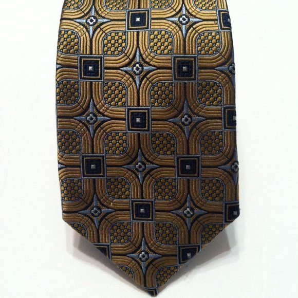 Jos. A. Bank JOS.A.BANK SIGNATURE MEN'S NEW 100%SILK TIE WIDTH: 3 1/2" Size ONE SIZE - 1 Thumbnail