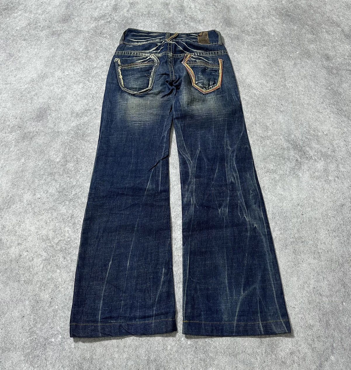 Tornado Mart Vintage Y2K Red Papper flare jeans Size 28" / US 6 / IT 42 - 2 Thumbnail