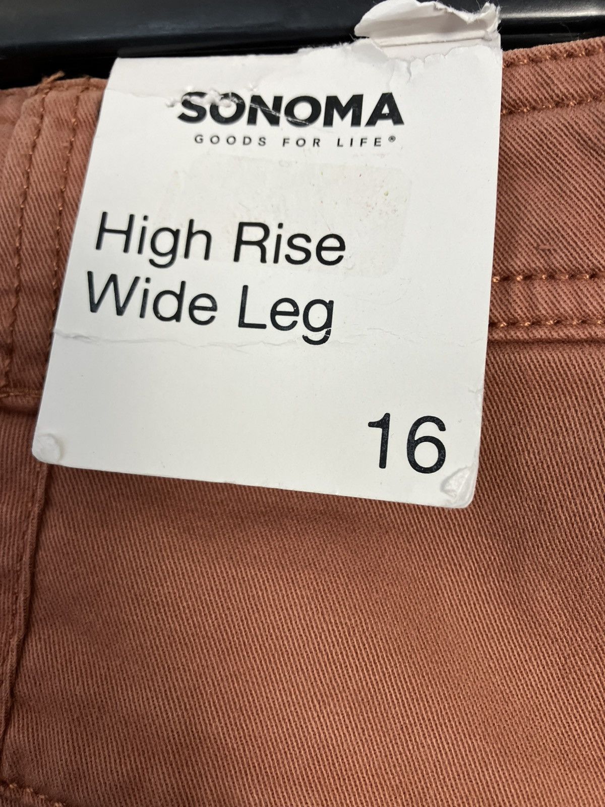 Sonoma Sonoma High Waist Wide Leg Pants NWT Size 38" / US 16 / IT 52 - 3 Thumbnail