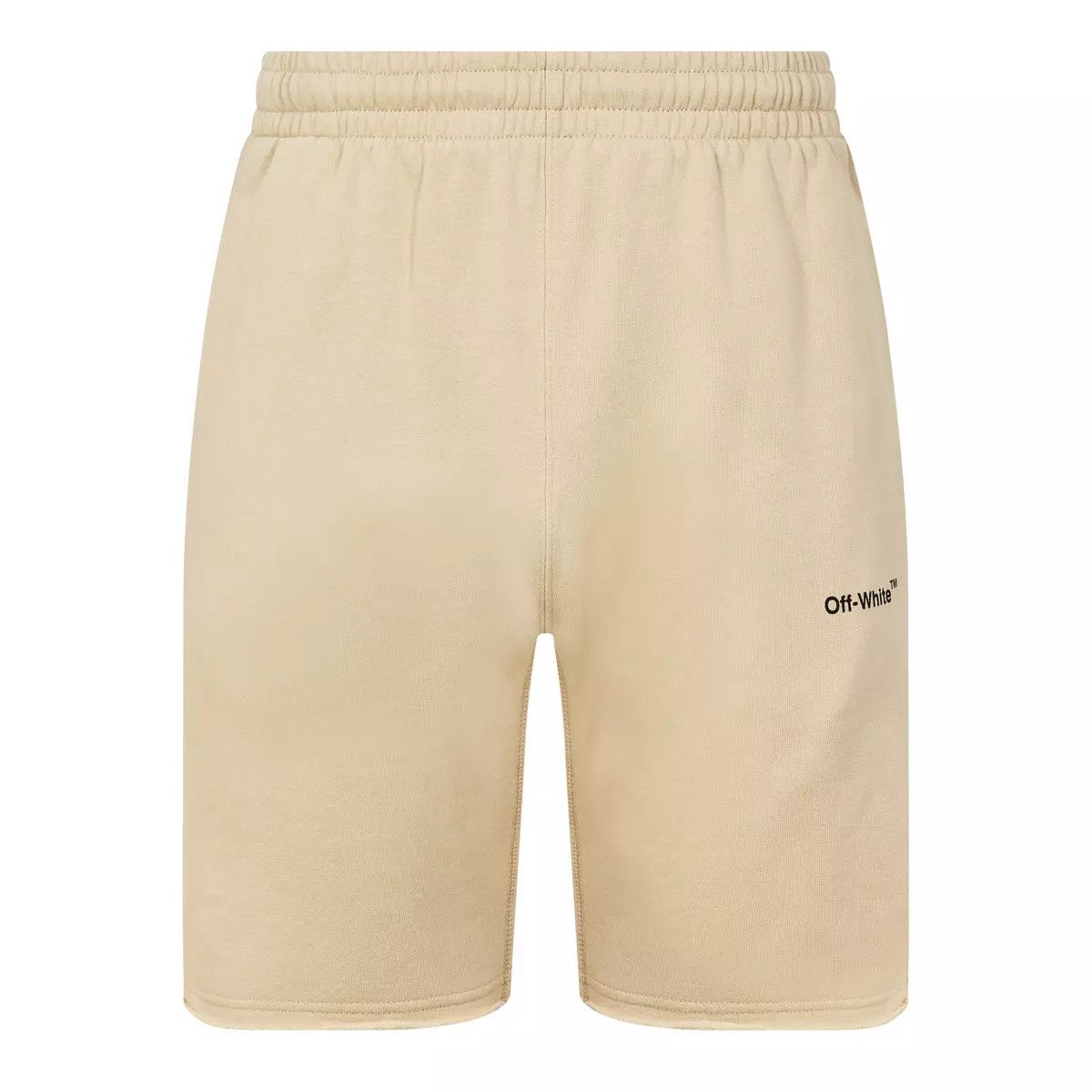 Off-White o1y0325 Logo Short in Beige Size US 28 / EU 44 - 1 Thumbnail