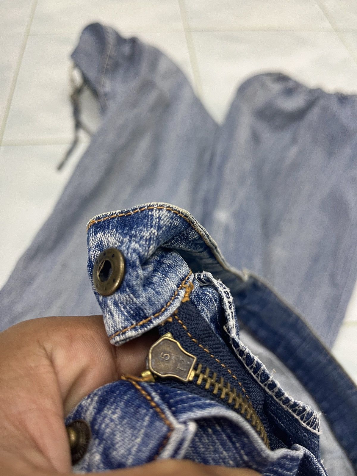 Japanese Brand 🔥🔥🔥HYPE E BANK THE JEANS DENIM Size 29" - 12 Thumbnail