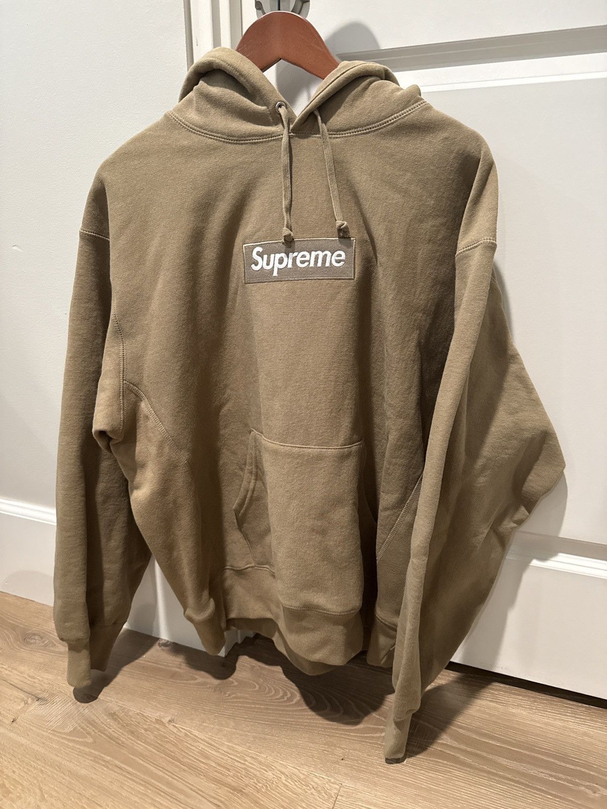 Supreme Brown Box Logo Hoodie | Grailed