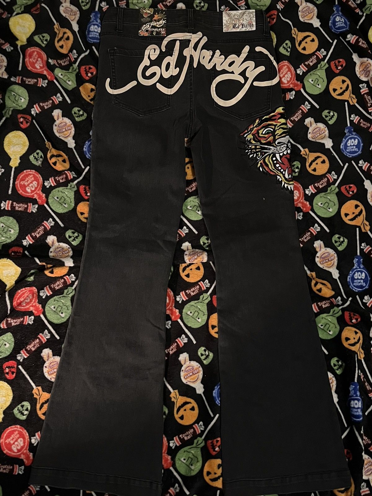 Ed Hardy Ed Hardy jeans flared tiger Size 30" / US 8 / IT 44 - 2 Thumbnail