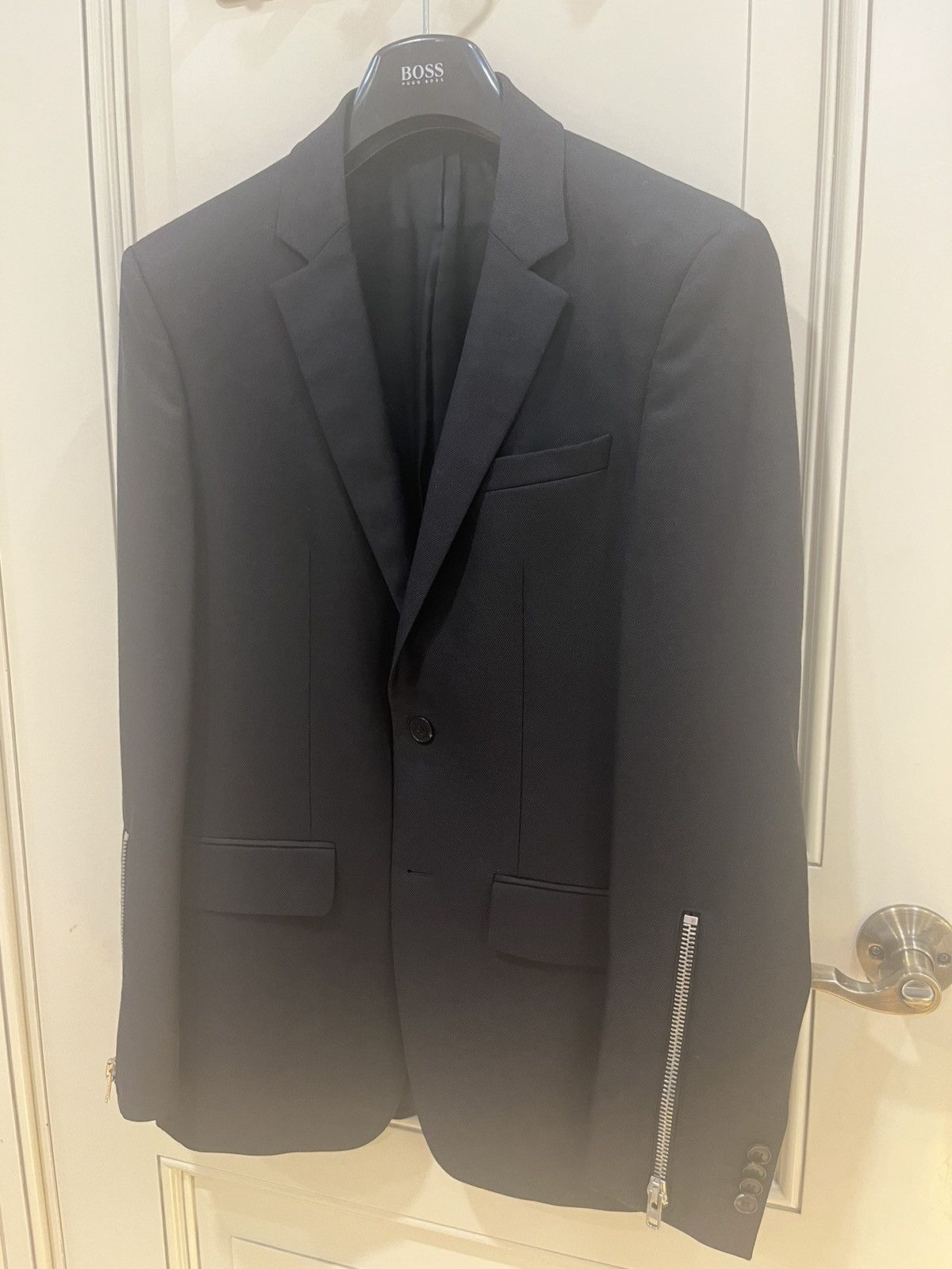 Givenchy zipper on sleeve blazer size46 Size 46R - 21 Thumbnail