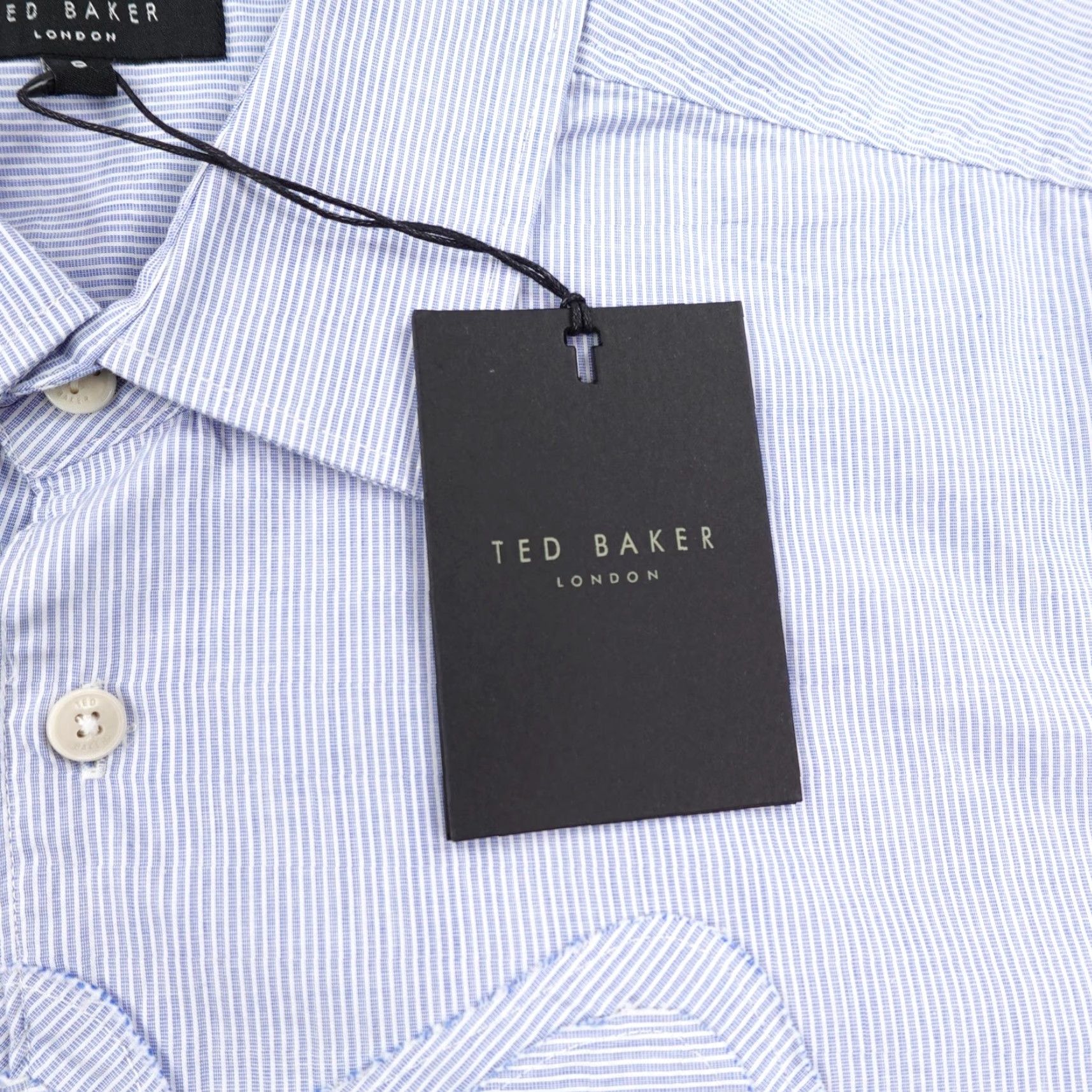 Ted Baker Ted Baker Shirt Mens 2XL Blue Striped Magnolia Floral Button Up NEW Size US XXL / EU 58 / 5 - 4 Thumbnail