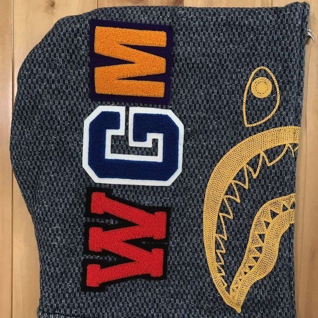 Bape 2020 BAPE Navy Shark Full Zip Hoodie a bathing ape Size US M / EU 48-50 / 2 - 4 Thumbnail