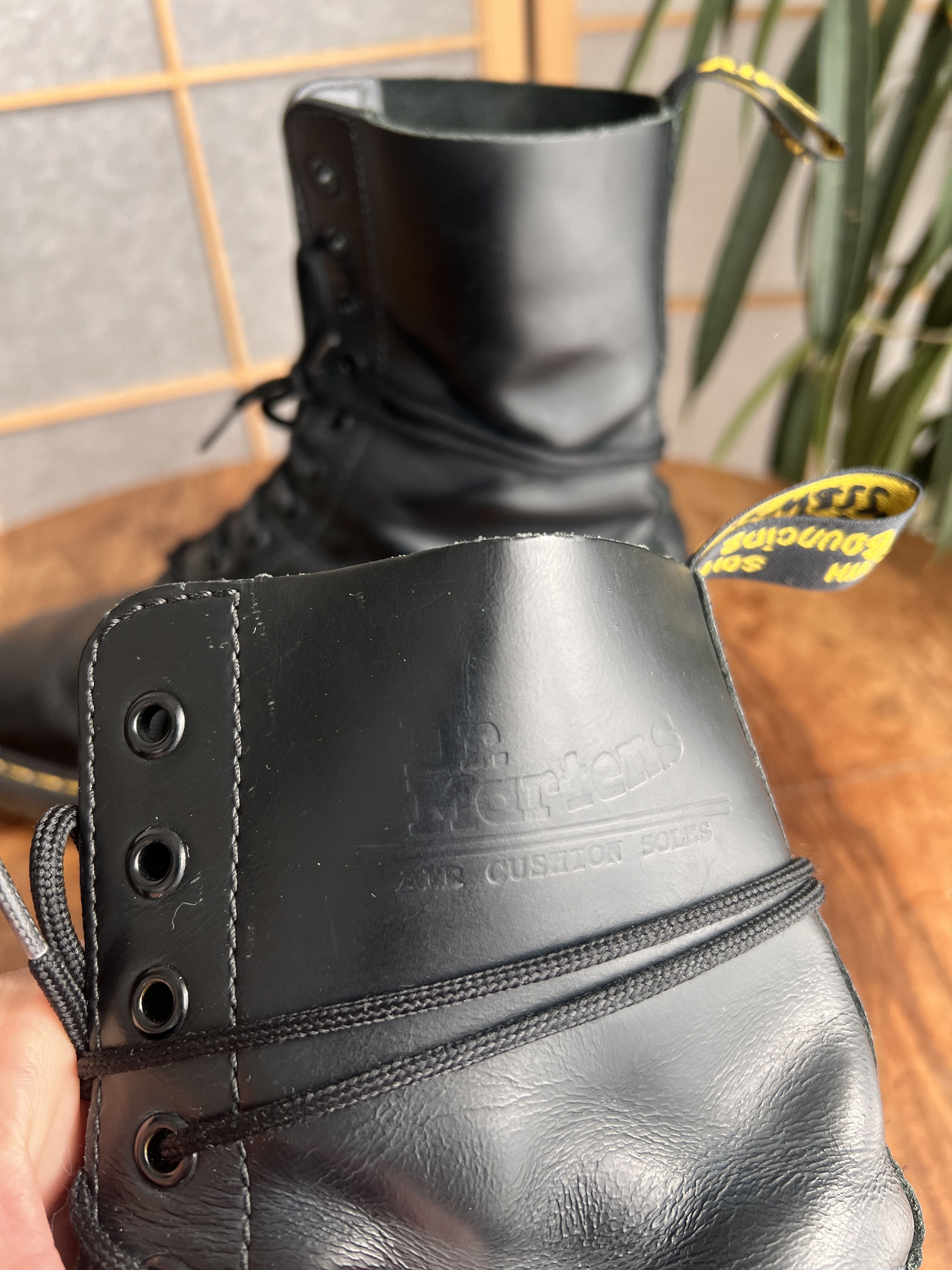 Dr. Martens Dr.Martens 1490 Black Leather Boots rare punk skinhead eng Size US 9.5 / EU 42-43 - 17 Thumbnail