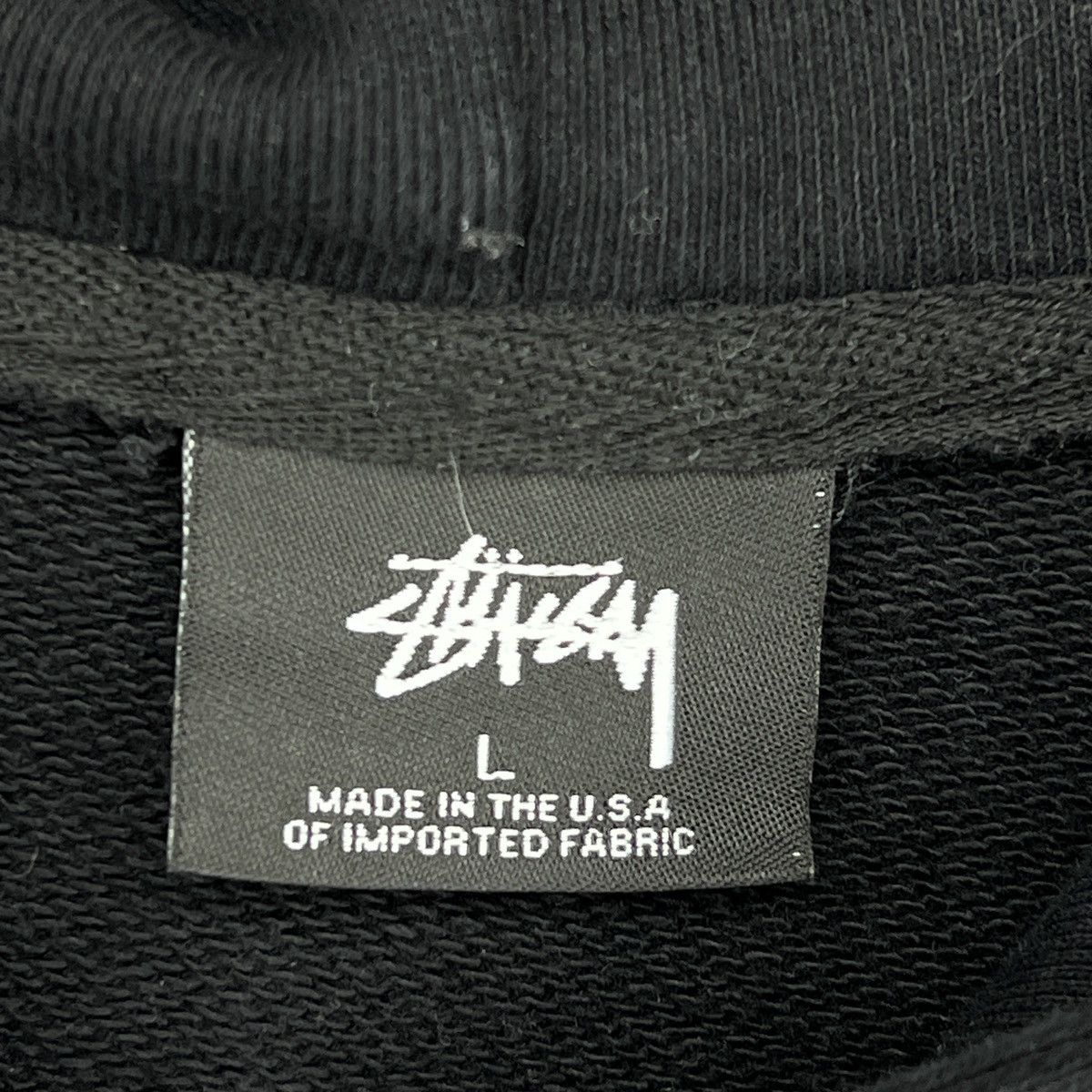 Stussy Stussy Zip Up Hoodie Sweatshirt Hooded Big Spellout Logo Size US L / EU 52-54 / 3 - 6 Thumbnail