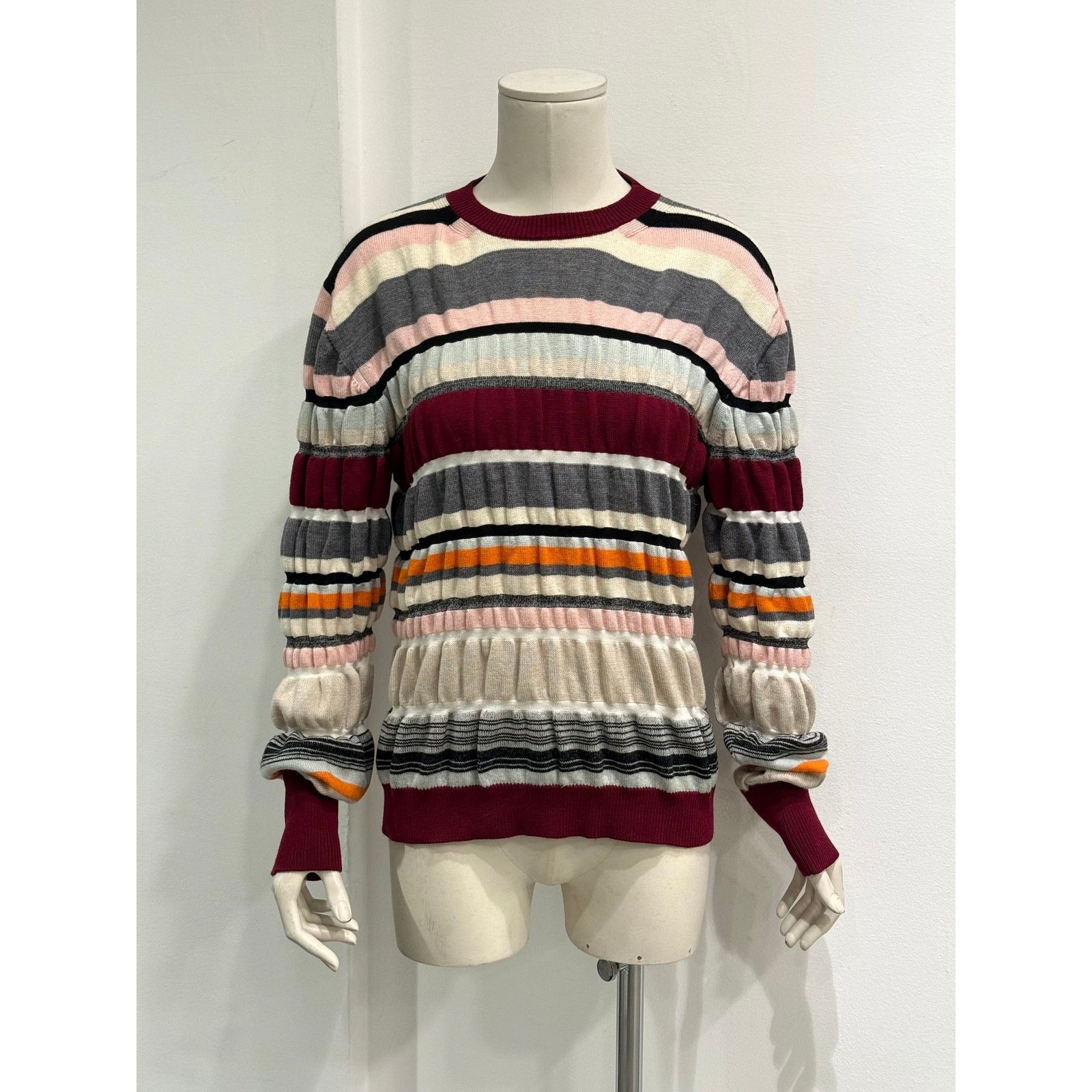 JW Anderson 2010s JW Anderson stripe wool knit Size ONE SIZE - 2 Thumbnail