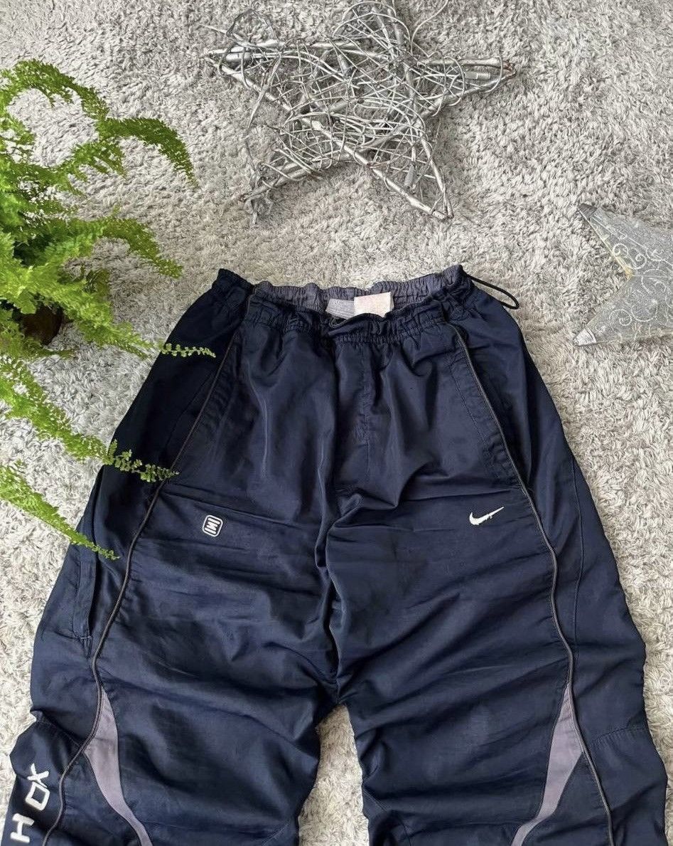 Nike 00s Nike Shox Vintage Drill Big Logo Nylon Pants Rare Size US 32 / EU 48 - 5 Thumbnail