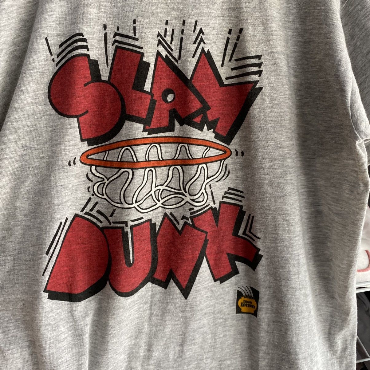 Salem Sportswear VINTAGE 90s CHICAGO BULLS SLAM DUNK TEE SHIRT Size US L / EU 52-54 / 3 - 8 Thumbnail