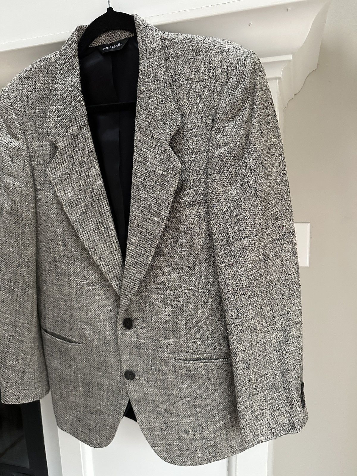 Pierre Cardin Herringbone Slim Fit Tailored Blazer Size 46R - 3 Thumbnail