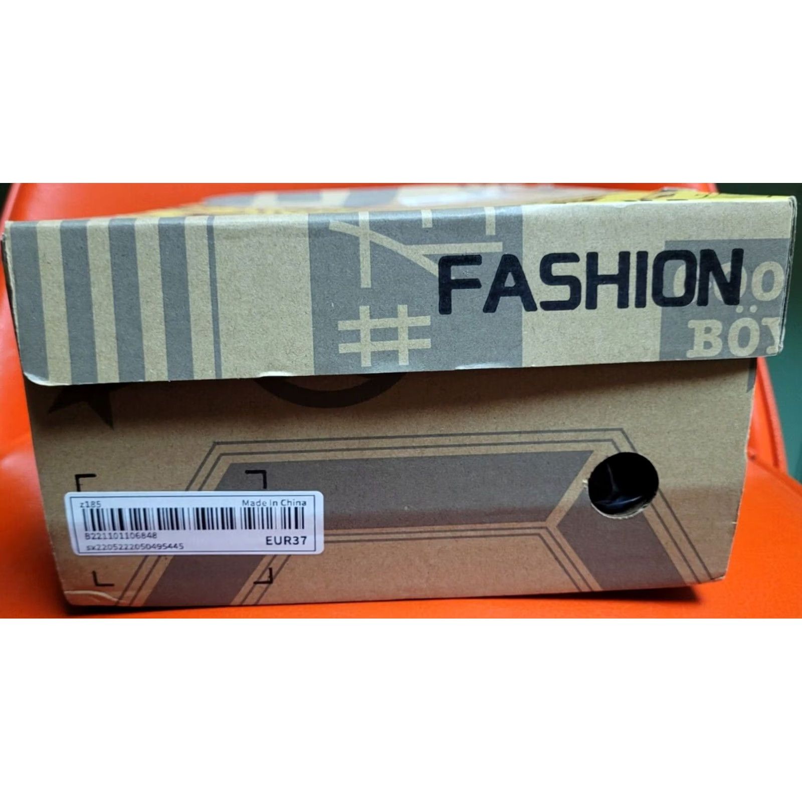 Shein SHEIN Athletic Sneakers Womens Black EUR 37 US 5.5 Casual NEW NIB Nice Orange Size US 4 / IT 34 - 6 Thumbnail