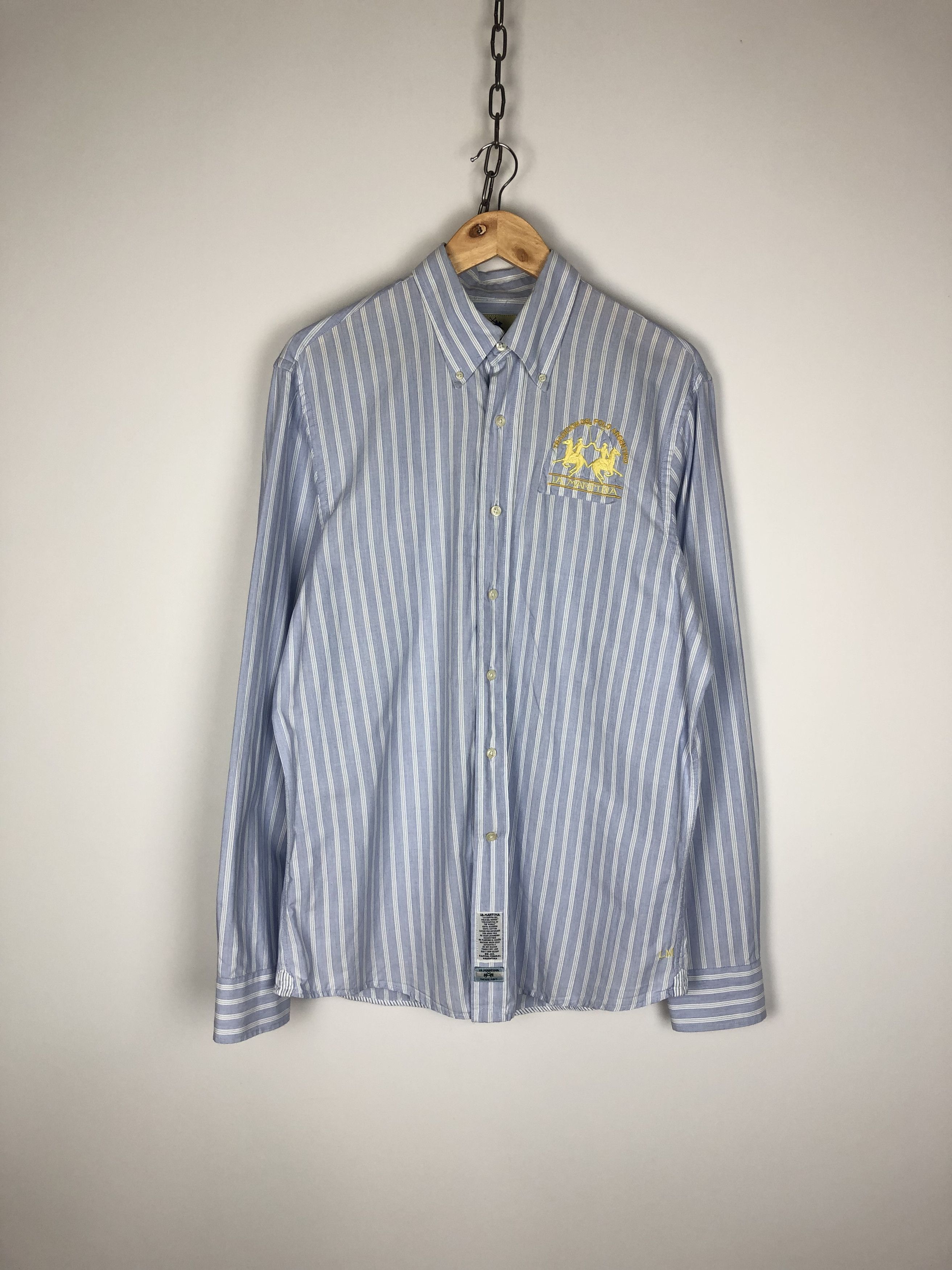La Martina La Martina Striped Shirt Buenos Aires size XL Size US XL / EU 56 / 4 - 1 Thumbnail
