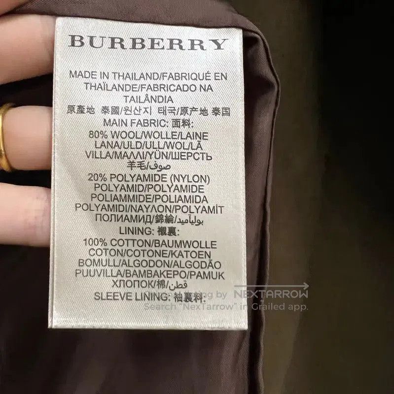 Burberry Burberry Brown Cotton Short Coat for Women. Size XXS / US 00 / IT 34 - 3 Thumbnail