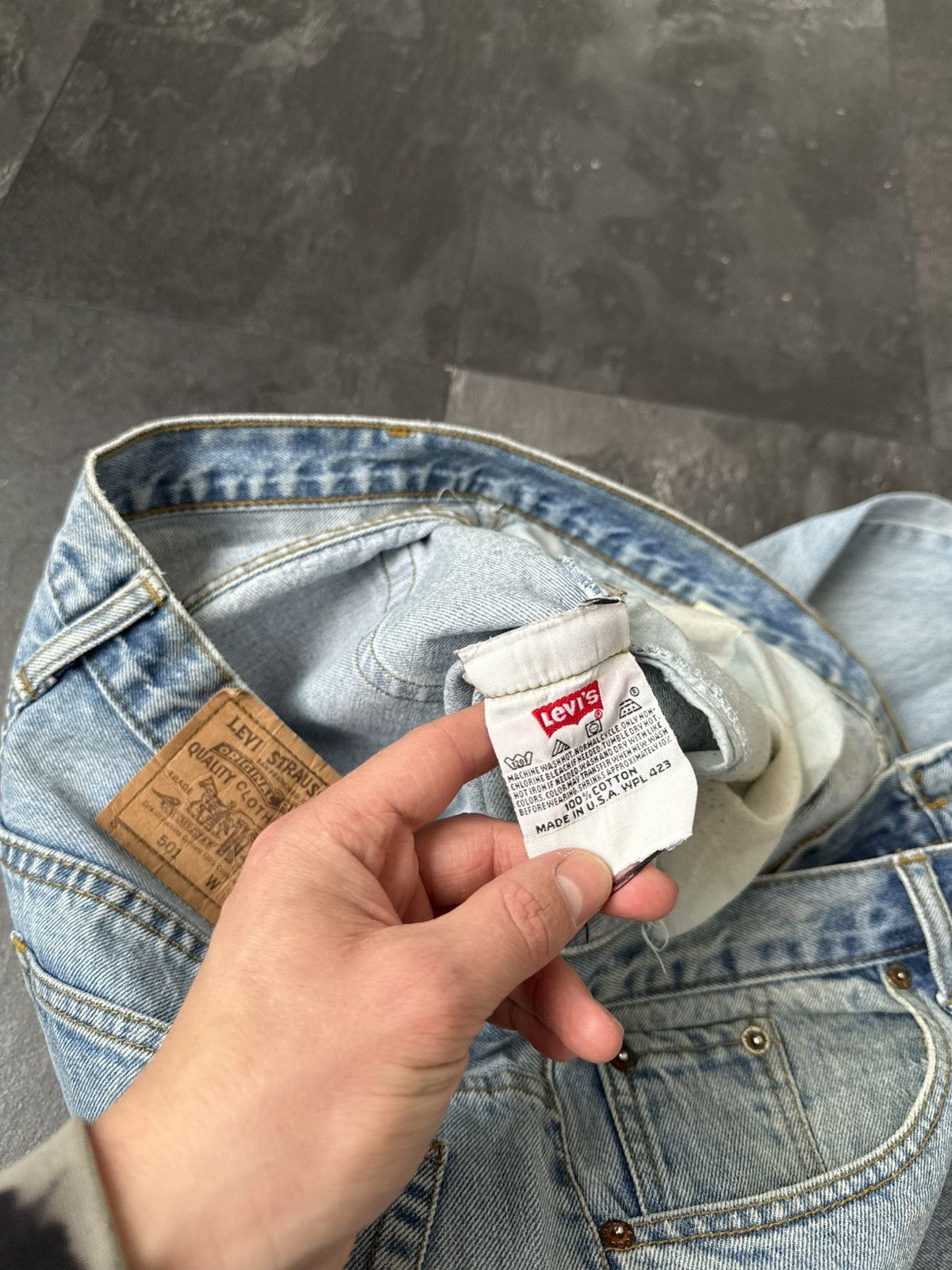Levi's × Vintage Vintage Levi’s made in USA blue denim jeans Size US 36 / EU 52 - 13 Thumbnail