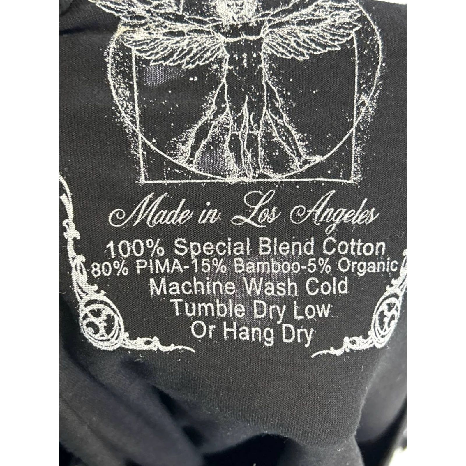 Vintage VINTAGE Kinetix Shirt Mens 2XL Black Cotton Crew Neck Short Sleeve 90s Style Vintage T-Shirt Man Mens Size US XXL / EU 58 / 5 - 4 Thumbnail
