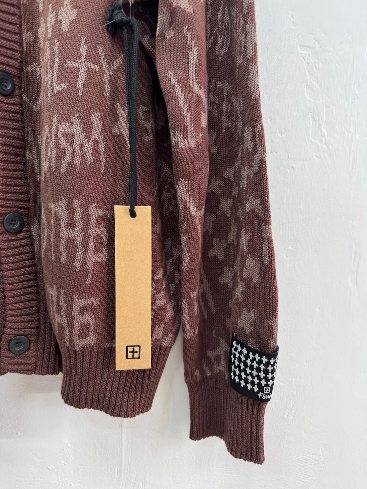 Ksubi new Ksubi mens heroism cardigan knit jumper brown medium 2 Size US M / EU 48-50 / 2 - 4 Thumbnail