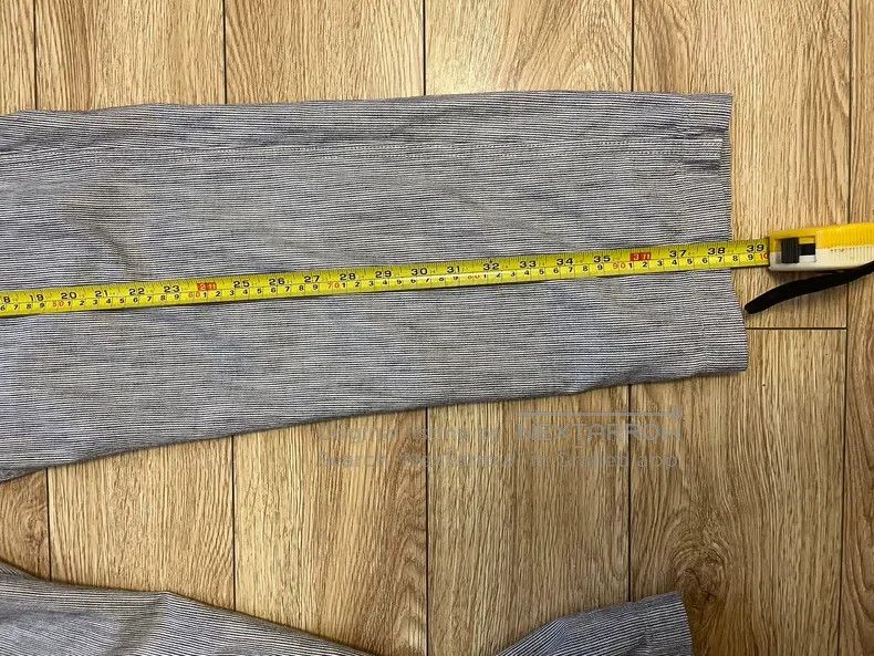 Nigel Cabourn Nigel Cabourn Vintage Blue and White Fine Stripe Work Pant Size US 32 / EU 48 - 8 Thumbnail
