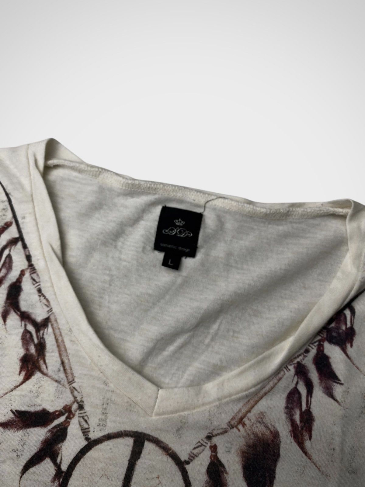 semanticdesign 2000's Semantic Design Vkei Necklace Feather Raglan Size US M / EU 48-50 / 2 - 6 Thumbnail