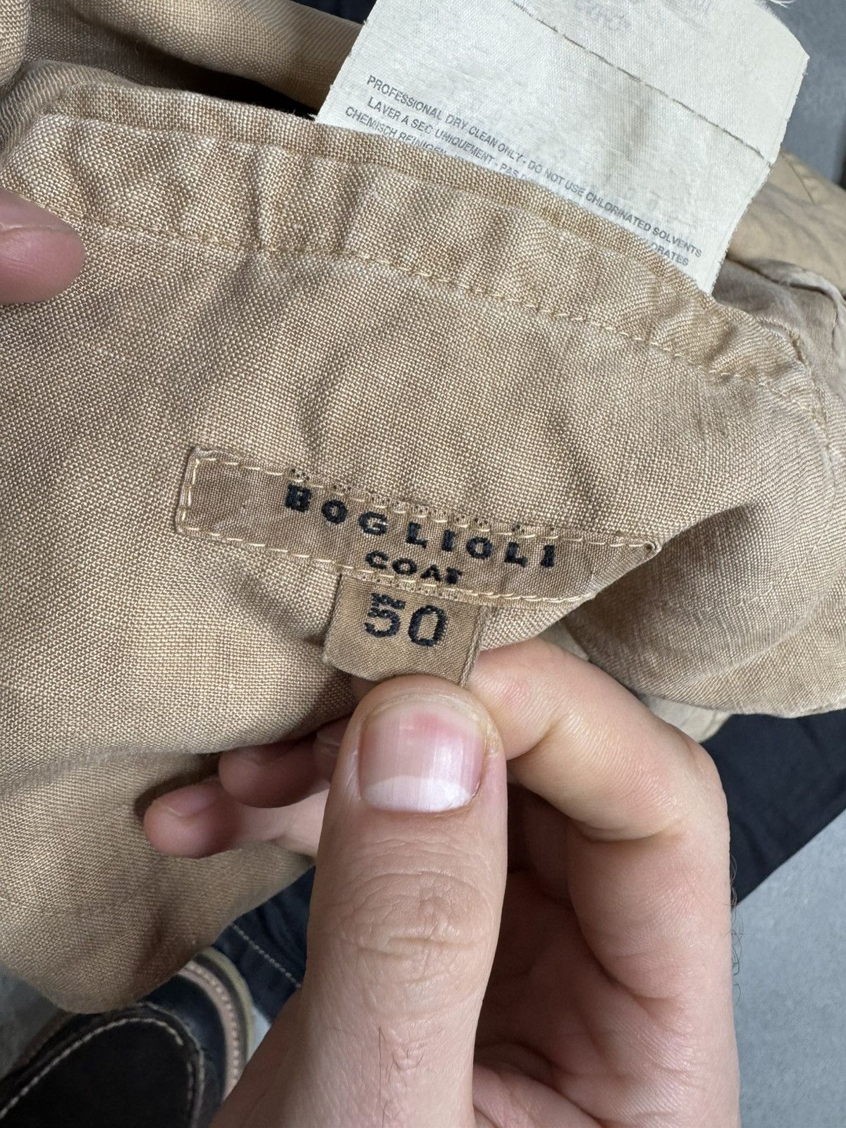 Boglioli × Vintage Vintage Boglioli coat Size 50R - 4 Thumbnail