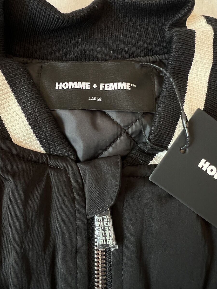 Homme + Femme La Homme Femme Classic Bomber 2.0 Jacket Size US L / EU 52-54 / 3 - 5 Thumbnail