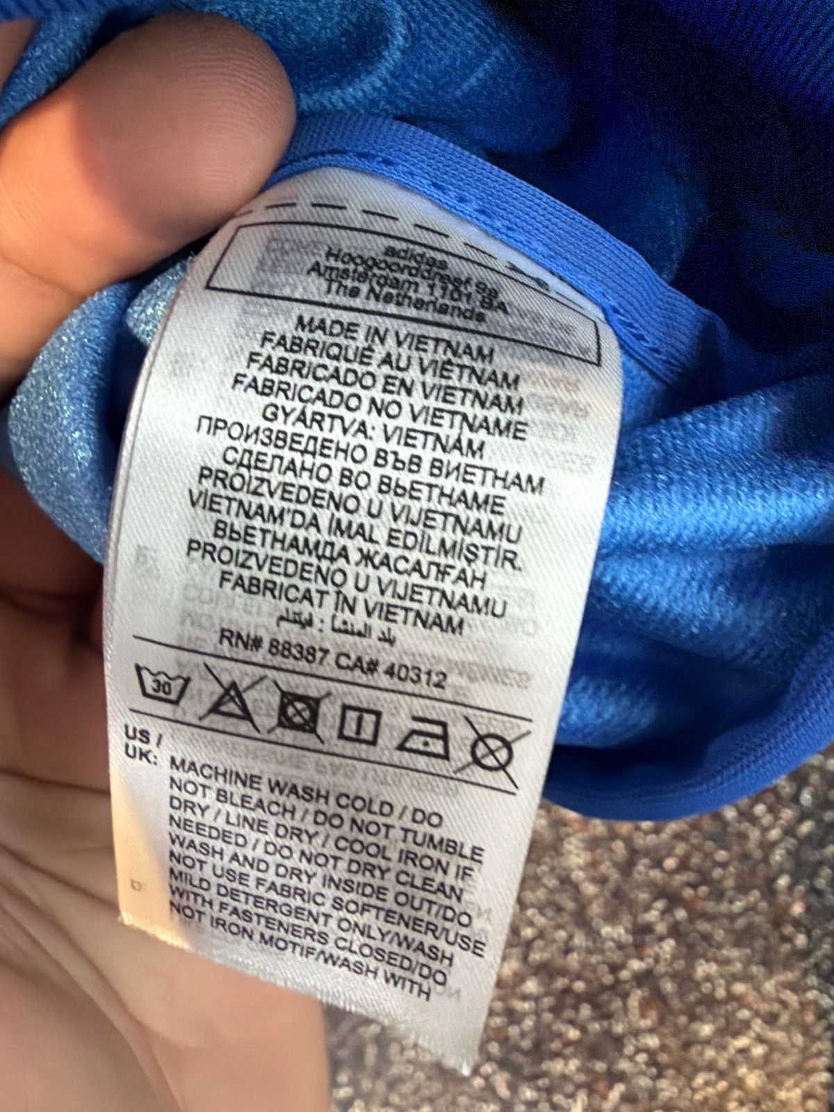 Adidas × Bape Bape x Adidas Blue Camo AOP Jacket Size US XL / EU 56 / 4 - 6 Thumbnail