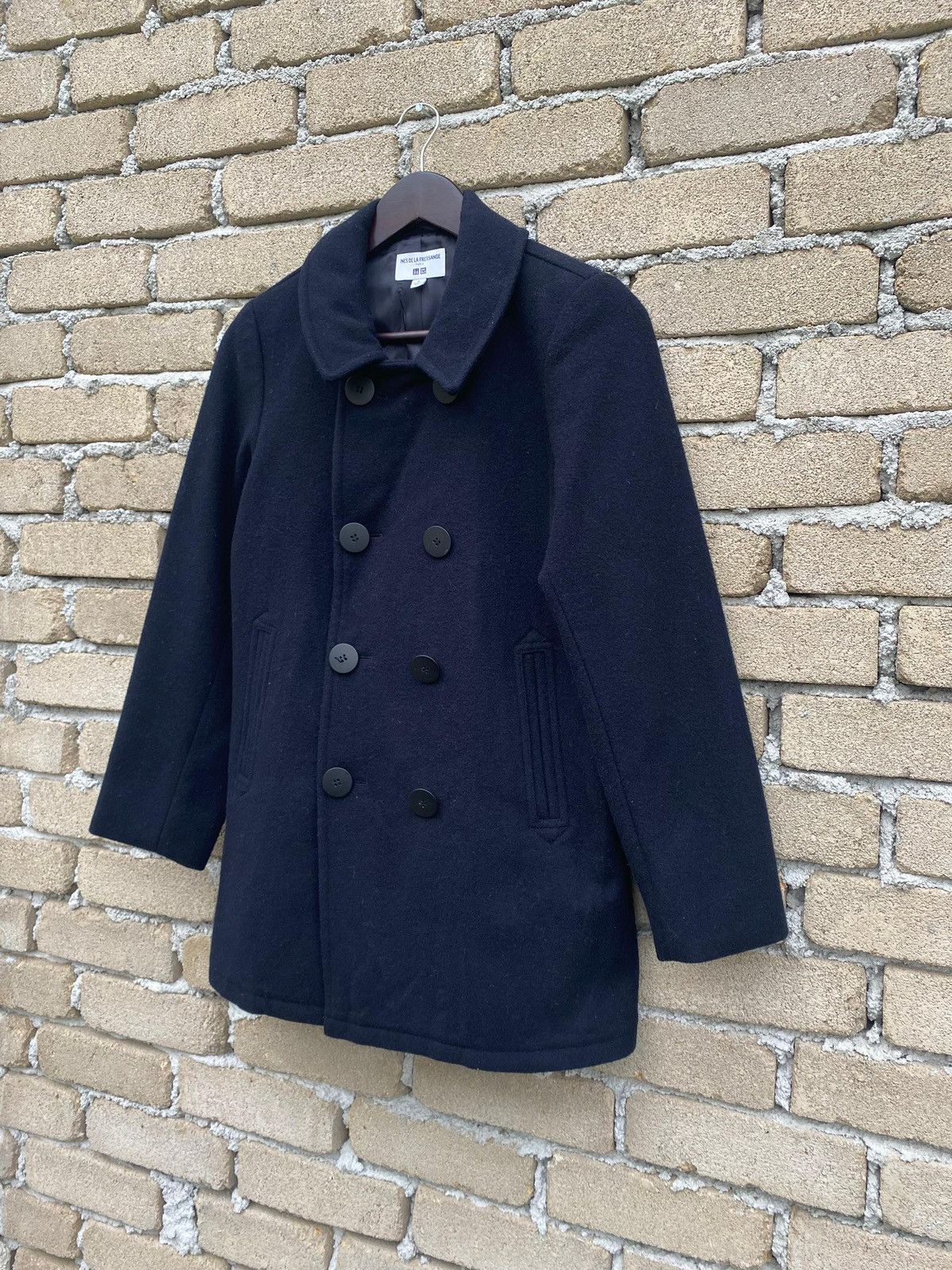 Uniqlo Uniqlo x Ines De La Fressange Paris Wool Coat Double Breast Size M / US 6-8 / IT 42-44 - 3 Thumbnail