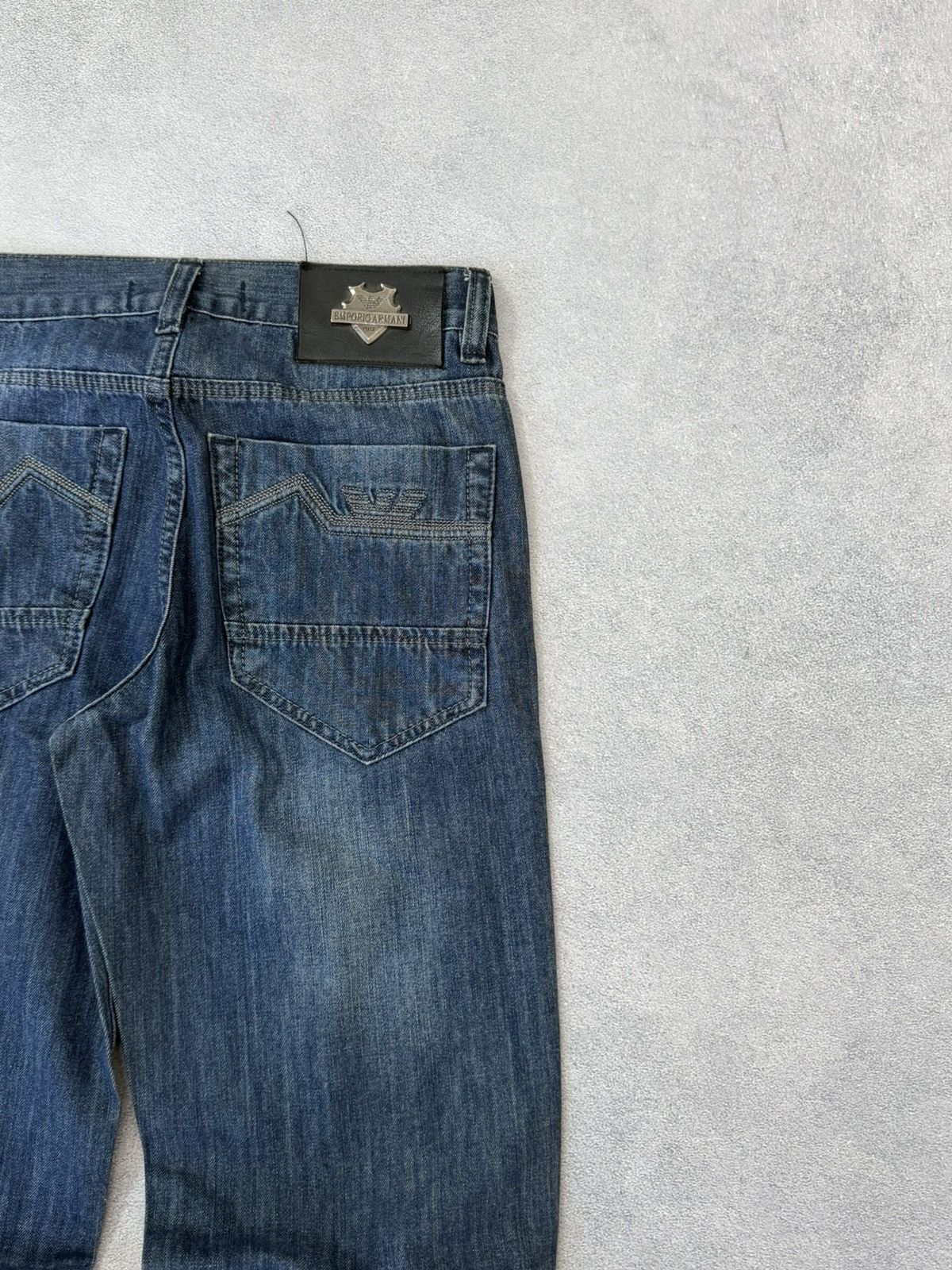 Hedi Slimane Vintage Dior Hedi Slimane Style Washed Denim Jeans Size US 30 / EU 46 - 11 Thumbnail