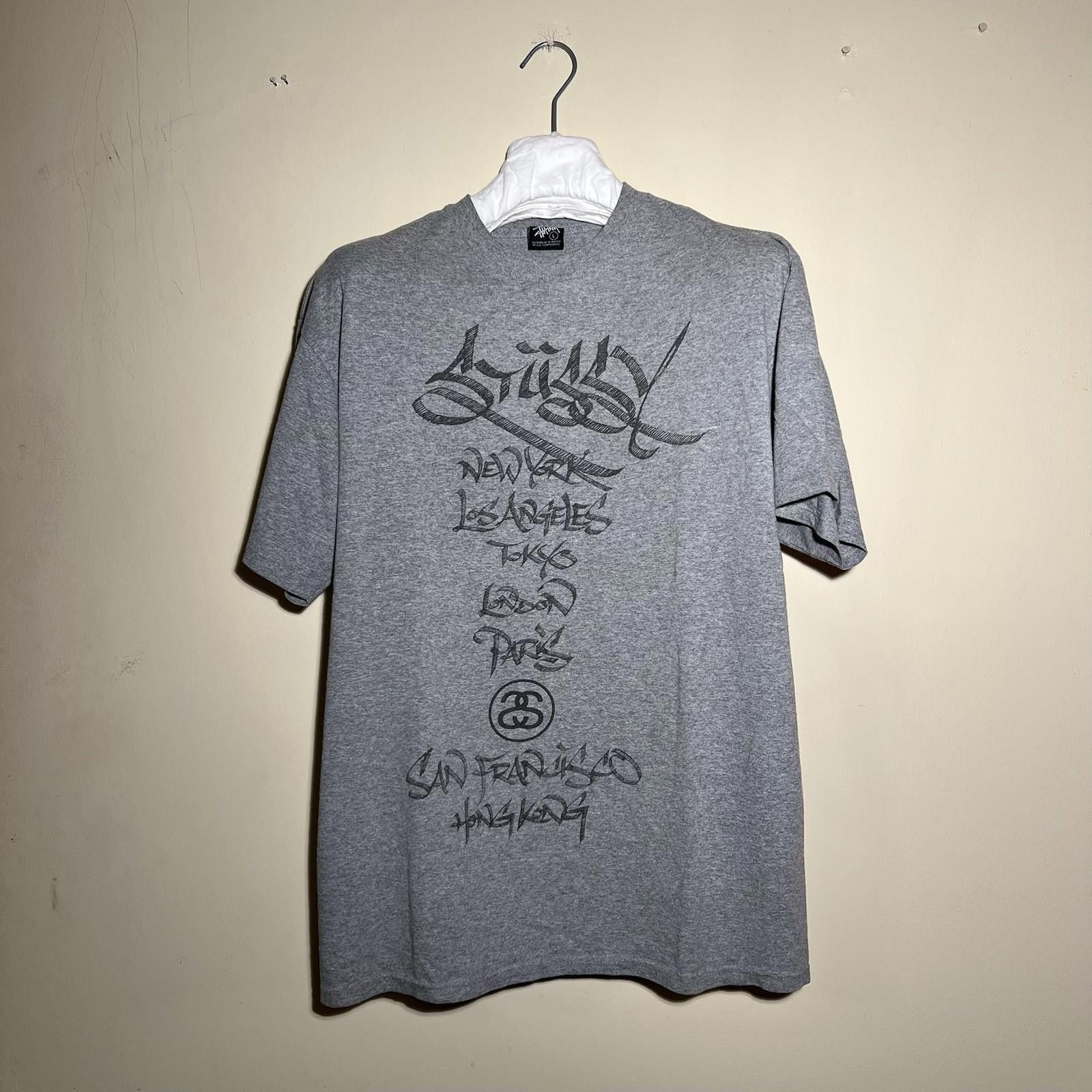 Stussy 2006 Stussy X Mode 2 World Tour Graffiti Script T-shirt Size US L / EU 52-54 / 3 - 1 Thumbnail