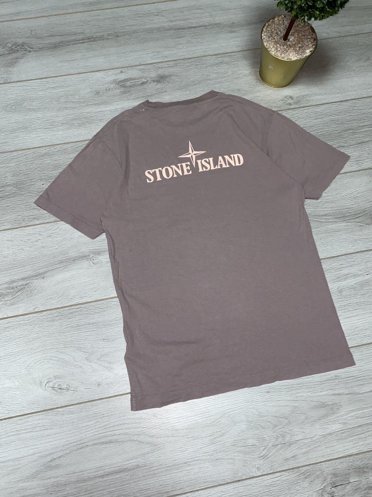 Stone Island Stone Island big logo reflective vintage distressed shirt Size US S / EU 44-46 / 1 - 2 Thumbnail