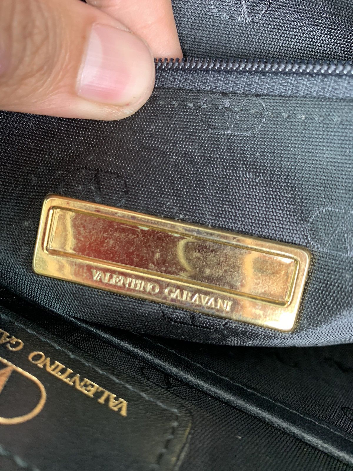 Valentino Epi Leather Black Shoulder Bag Size ONE SIZE - 15 Thumbnail
