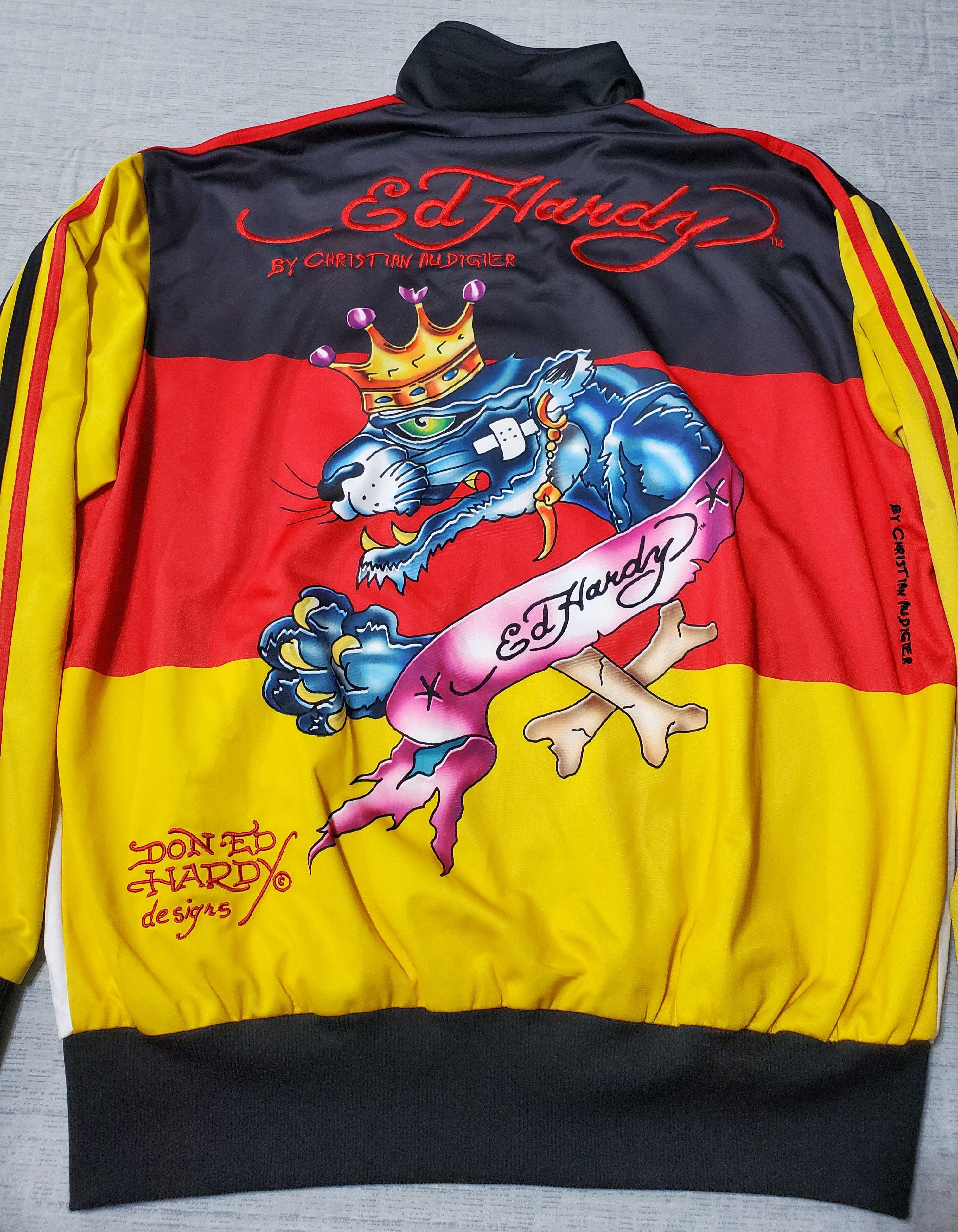 Ed Hardy Ed Hardy Germany Track Jacket Size US L / EU 52-54 / 3 - 4 Thumbnail