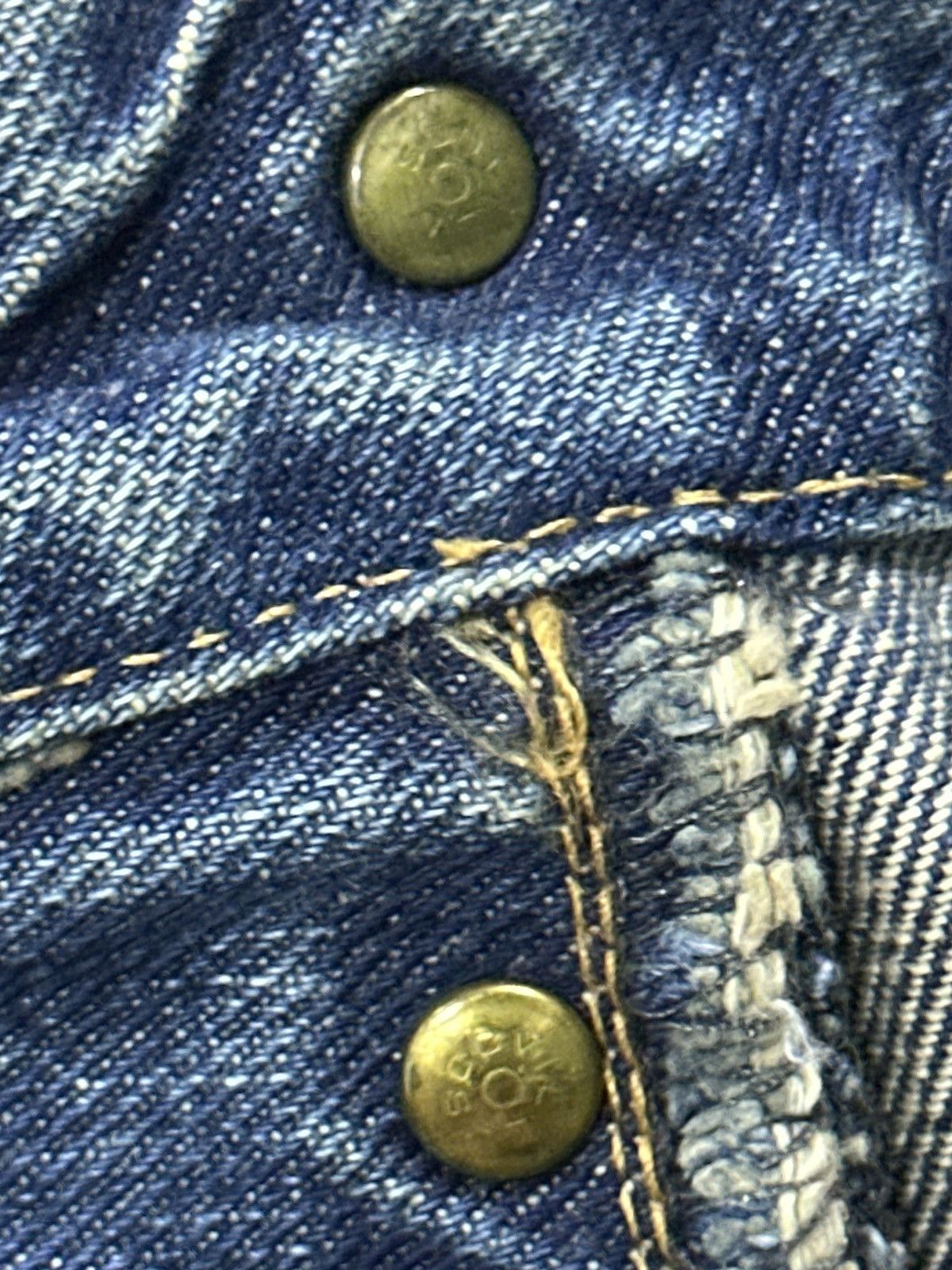 Big John × Japanese Brand × Vintage Vintage Big John Flare Bell Bottom Jean (Scovil Button) Size US 29 - 15 Thumbnail