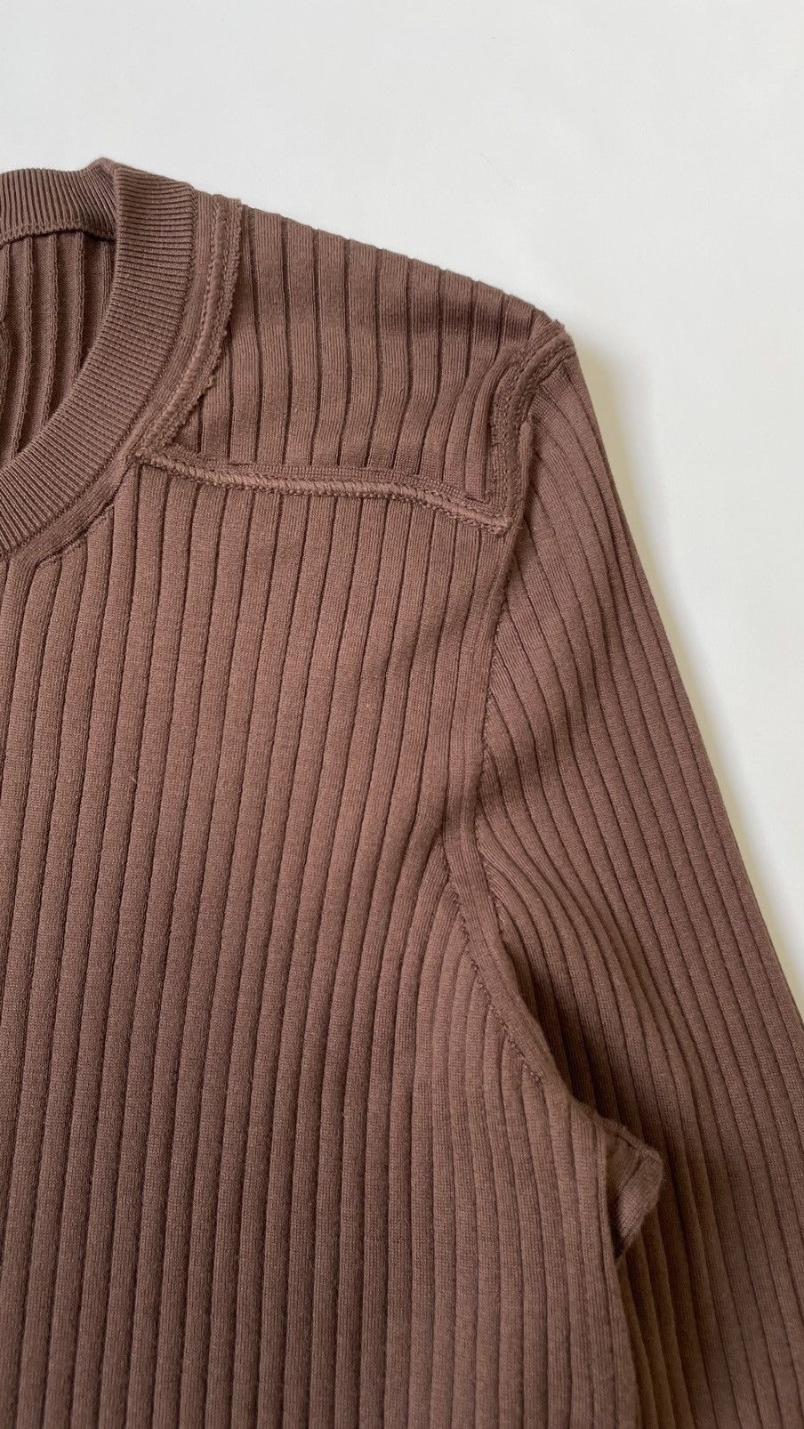 Maison Margiela S/S 20 ‘Destroyed’ Ribbed Military Sweater Size US M / EU 48-50 / 2 - 6 Thumbnail