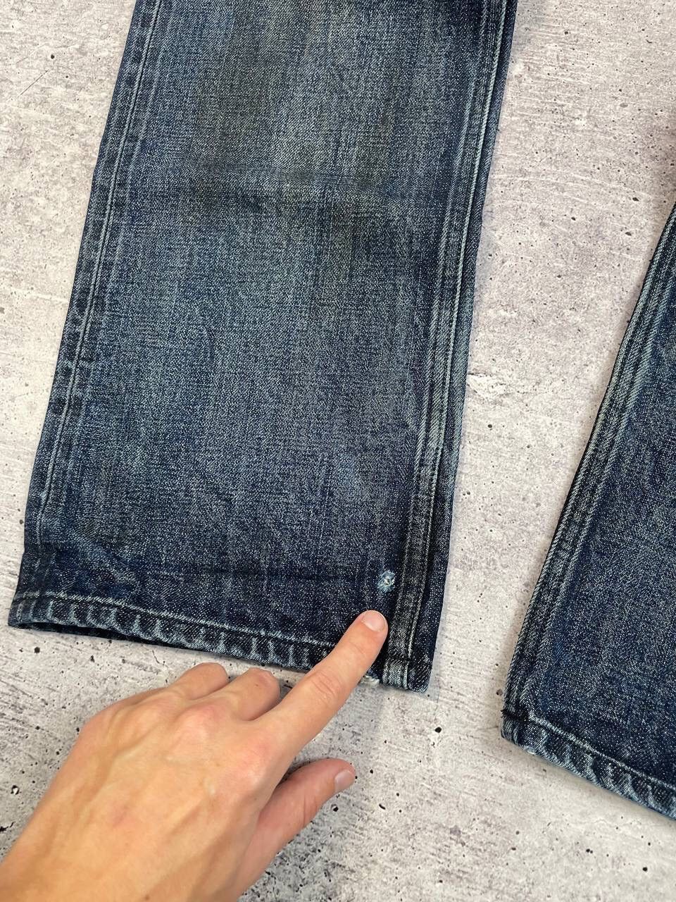 Allsaints Vintage Allsaints Japan Denim Selvage Jeans Painted Y2K Size US 30 / EU 46 - 3 Thumbnail