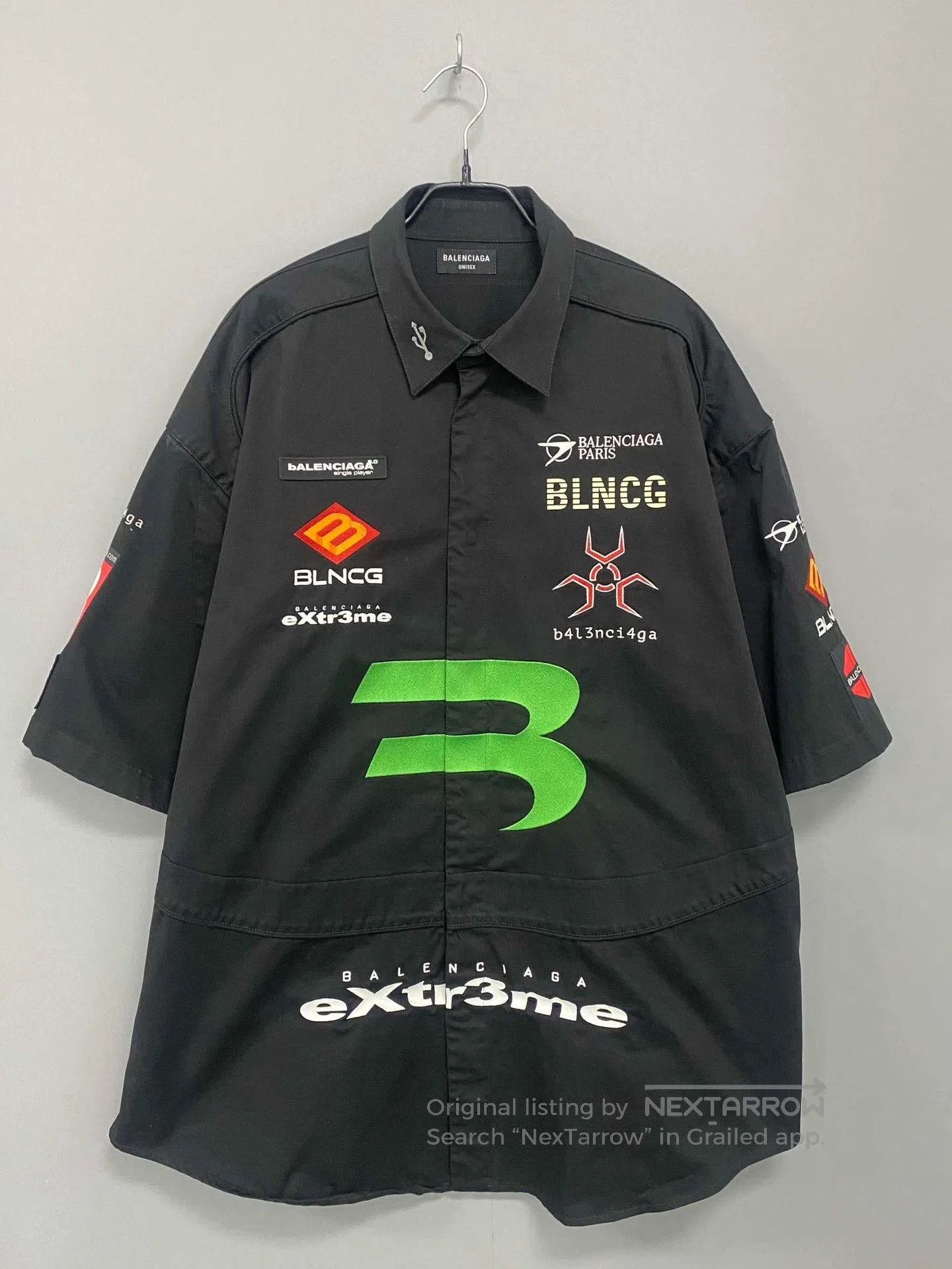 Balenciaga Balenciaga Racing Logo Three. Size US M / EU 48-50 / 2 - 1 Thumbnail