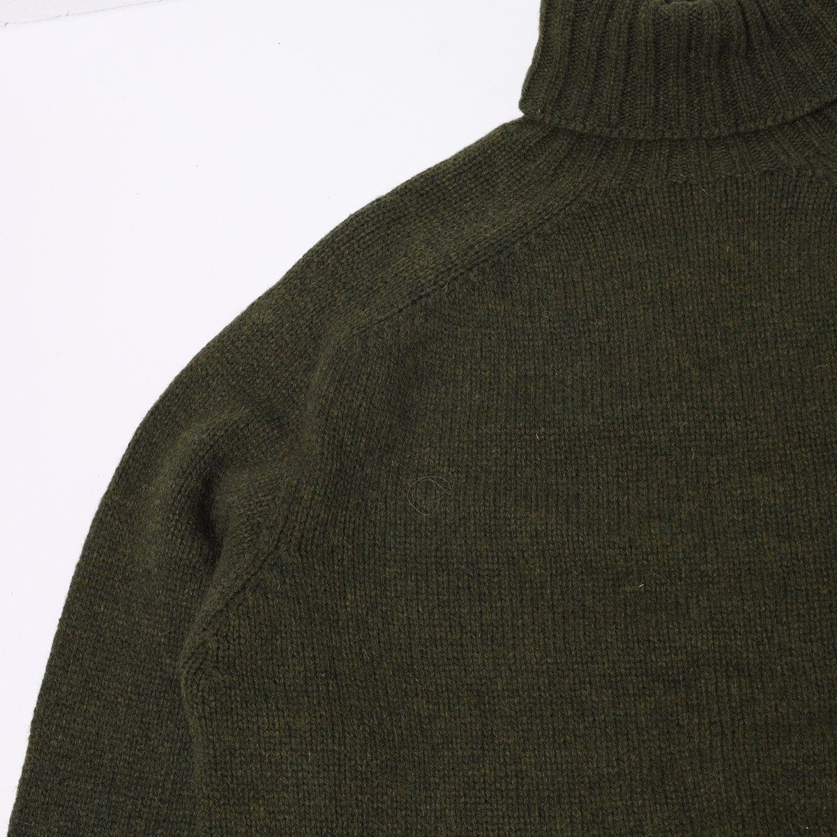 Other Pakeman Catto & Carter Jumper Wool Roll Neck Sweater Green Size US M / EU 48-50 / 2 - 5 Thumbnail
