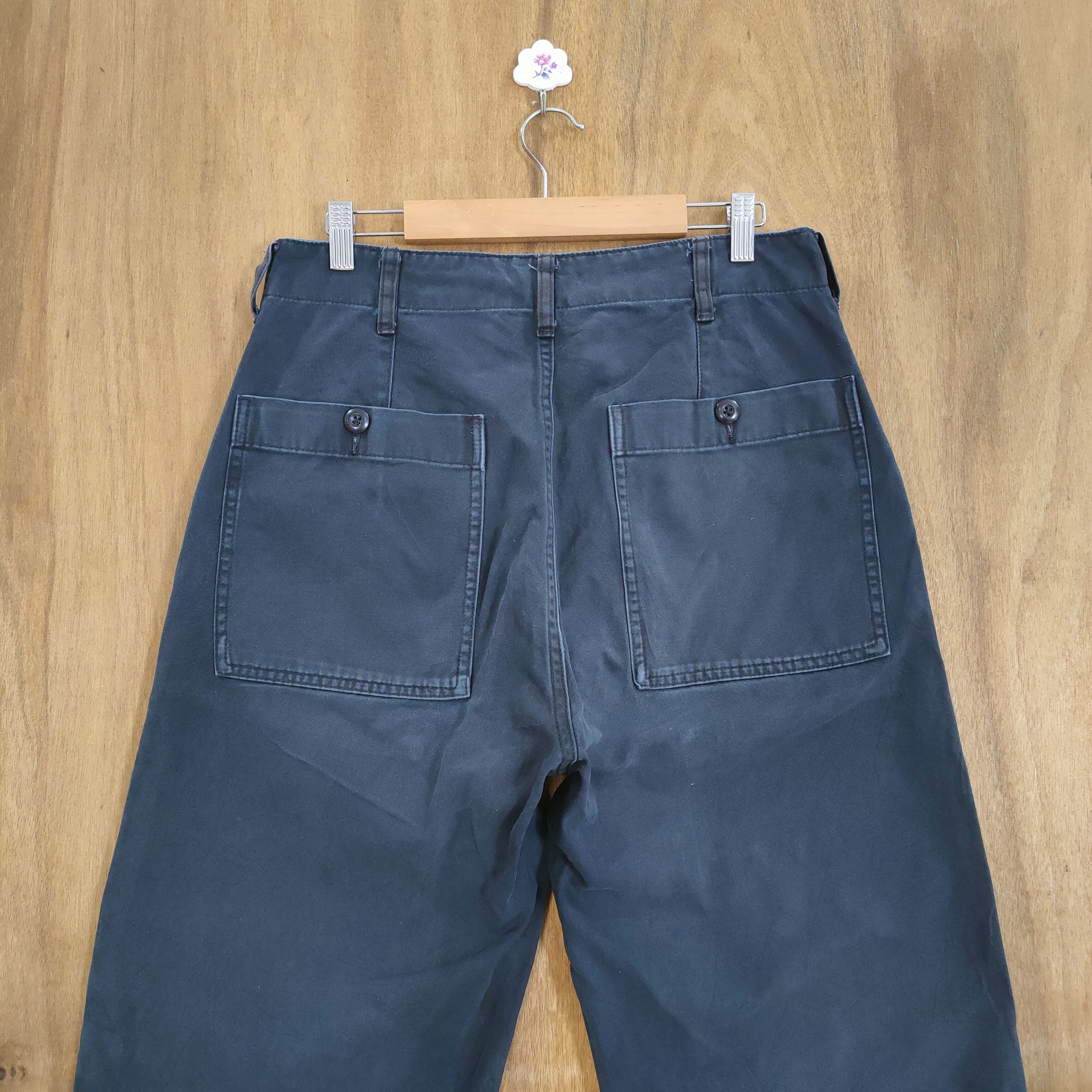 Japanese Brand JAPANESE GU DARK BLUE TROUSERS BUSH PANTS Size US 32 / EU 48 - 8 Thumbnail