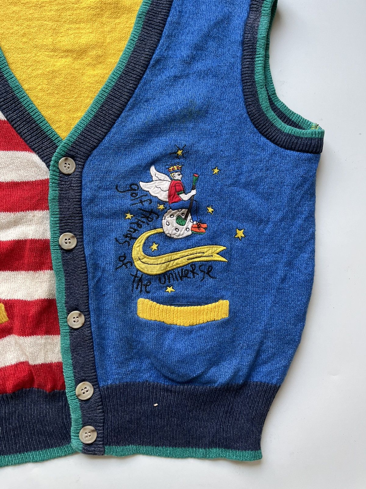 Jean Charles De Castelbajac Castelbajac Sport Knit Vest Size L / US 10 / IT 46 - 5 Thumbnail