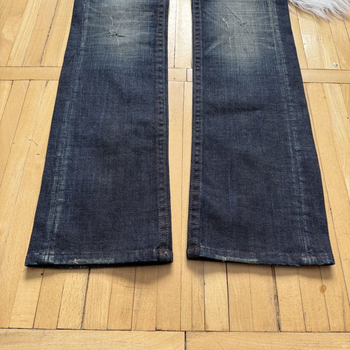 If Six Was Nine 📌 Vintage Y2K Washed GAS Low Rise Bootcut LGB vibe Jeans Size 24" / US 00 / IT 34 - 10 Thumbnail