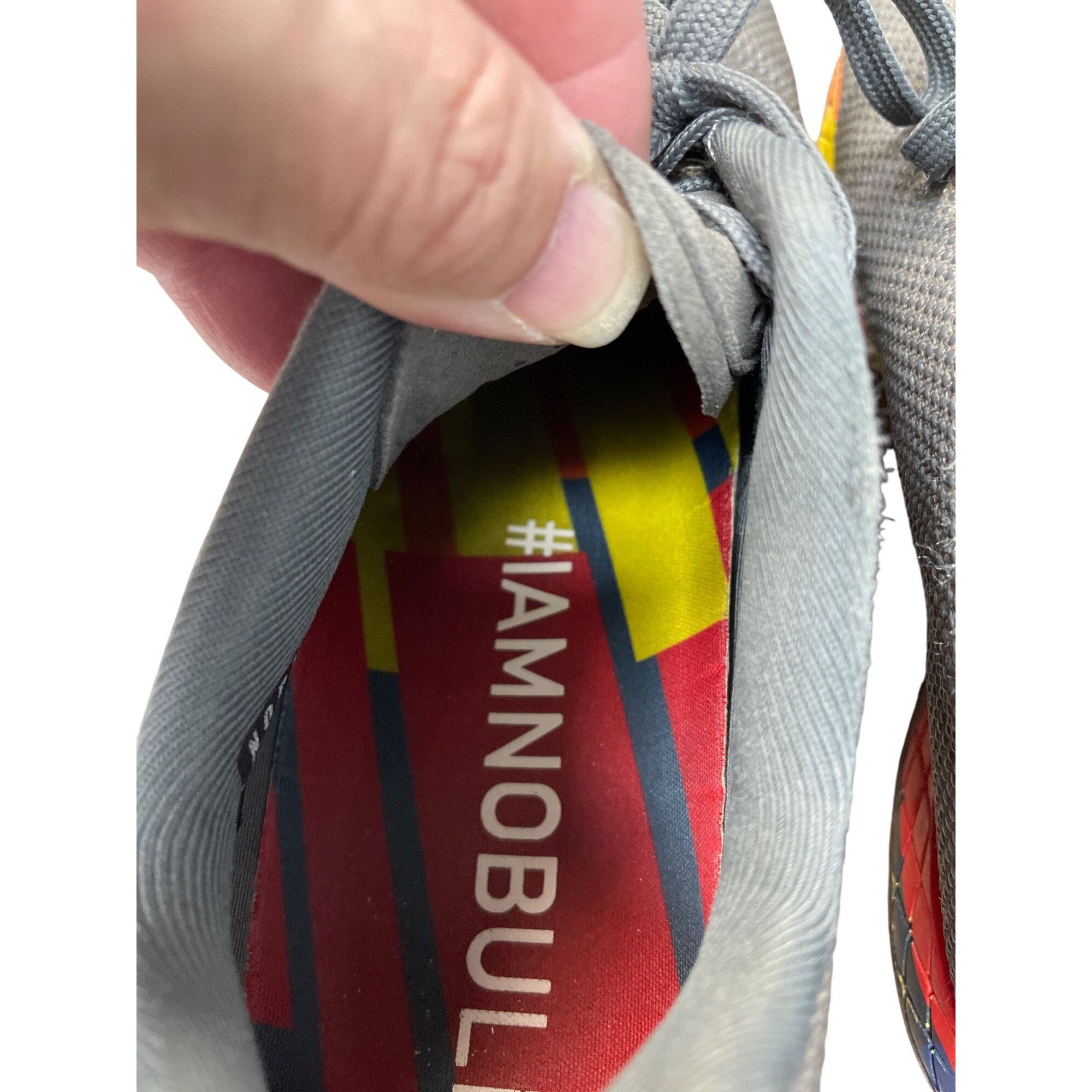 Other NoBull Womans Gray Red yellow Run walk sneakers Sz 8.5 SKU 9 Size US 8.5 / IT 38.5 - 7 Thumbnail