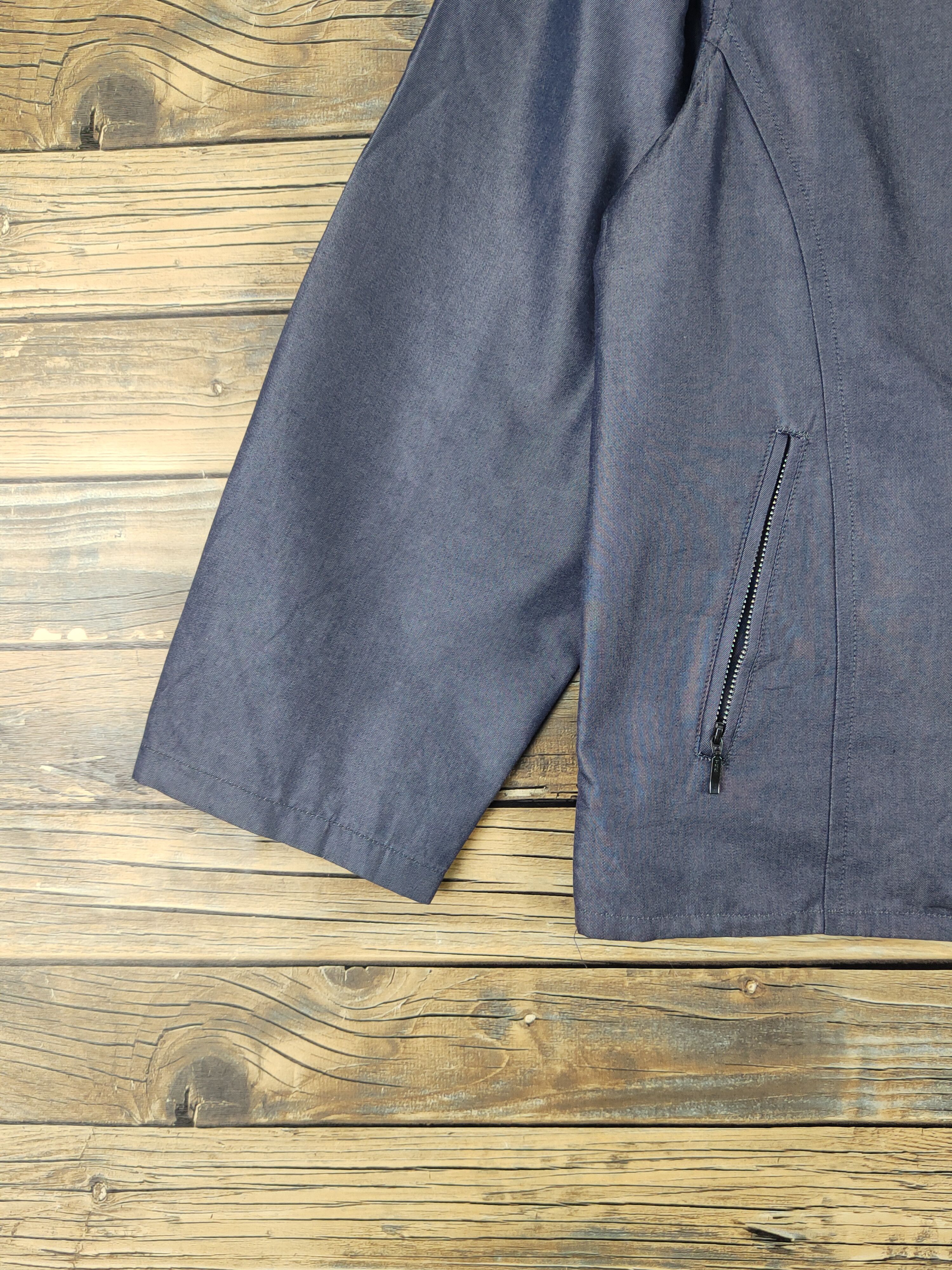 Vintage Mark Powell Navy Light Jackets #W2112 Size M / US 6-8 / IT 42-44 - 4 Thumbnail