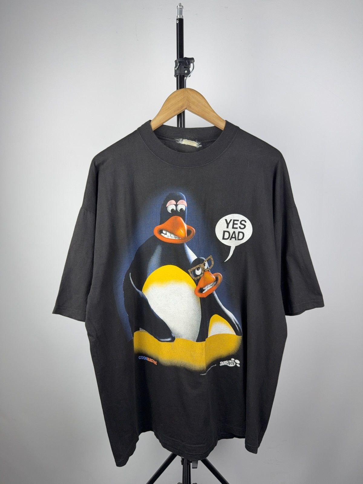 Cartoon Network × Vintage Vintage 1993 Aardman “Yes Dad” Tee Wallace & Gromit Style Size US XL / EU 56 / 4 - 1 Thumbnail