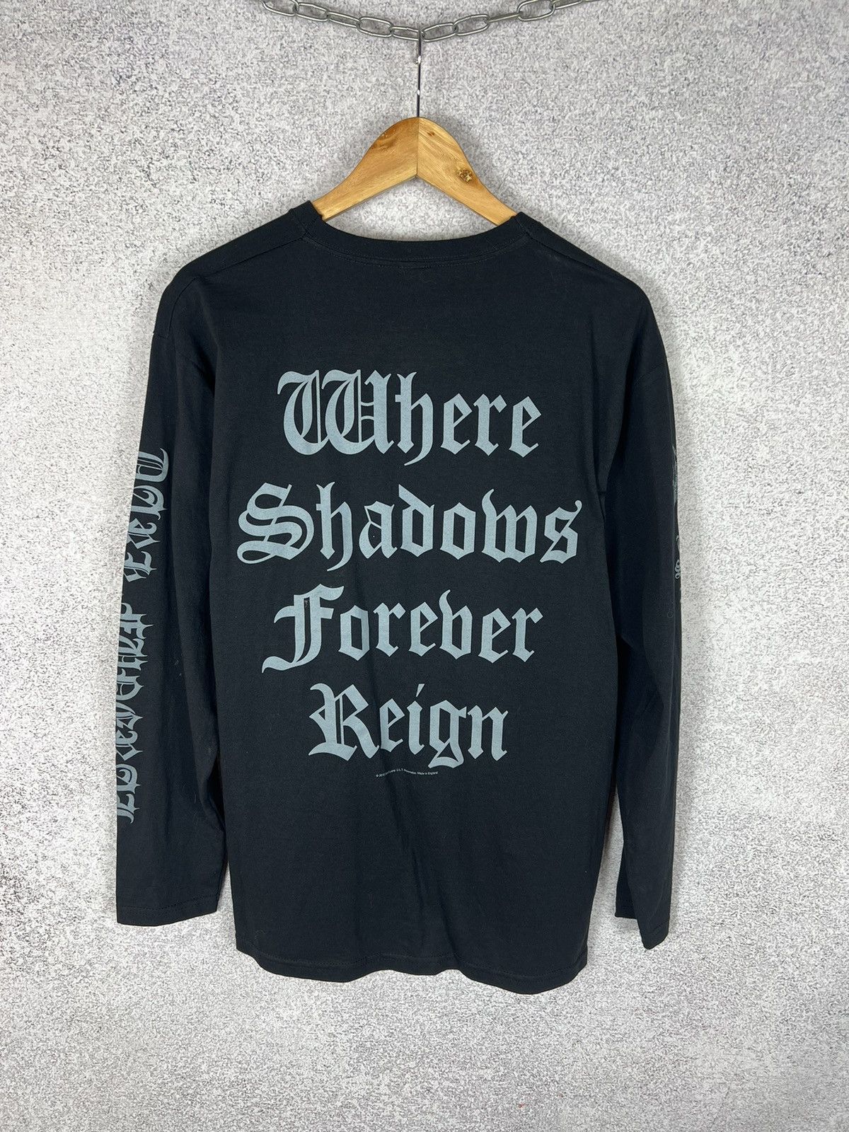 Band Tees Vintage Dark Funeral Where Shadows Forever Reign Longsleeve Size US M / EU 48-50 / 2 - 2 Thumbnail