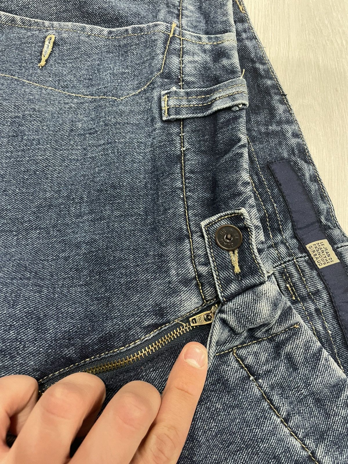 CLOSED × Marithe + Francois Girbaud 90s CARGO DENIM PANTS Y2K Marithe Francois Girbaud Jeans OLD Size US 40 / EU 56 - 8 Thumbnail