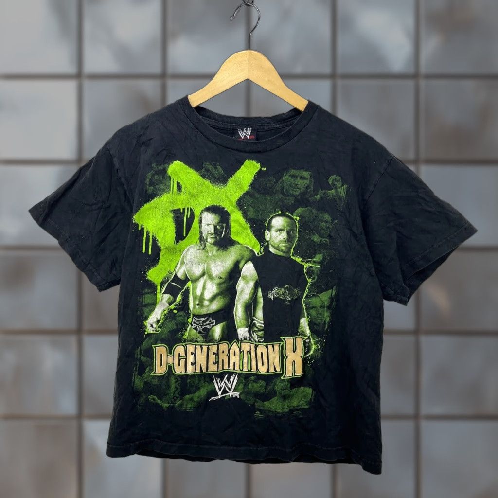 Vintage VINTAGE WWE DX Degeneration X Triple H Shawn Michaels T-Shirt Small Shirt Mens 1990s Black Size US S / EU 44-46 / 1 - 1 Thumbnail