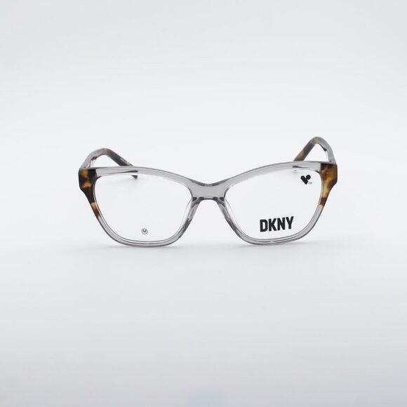 DKNY DKNY DK5057 310 Eyeglasses - Slate Sage/Havana 53mm Cat Eye Size ONE SIZE - 6 Thumbnail